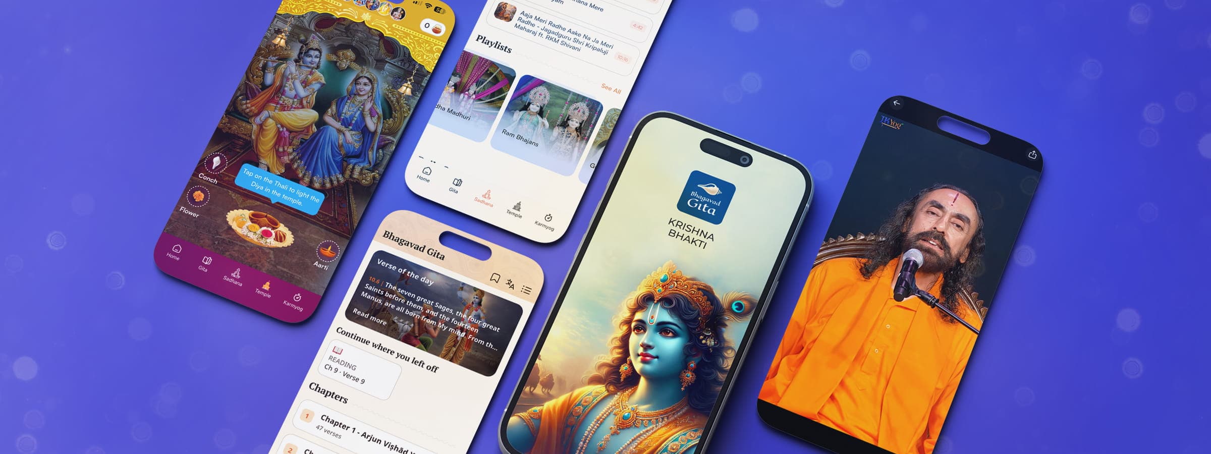 Bhagavad Gita Krishna Bhakti App | Daily Wisdom