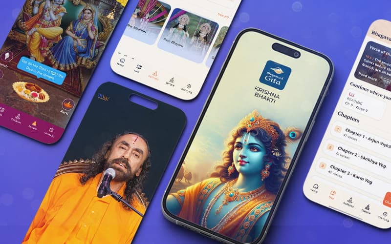 Bhagavad Gita Krishna Bhakti App | Daily Wisdom