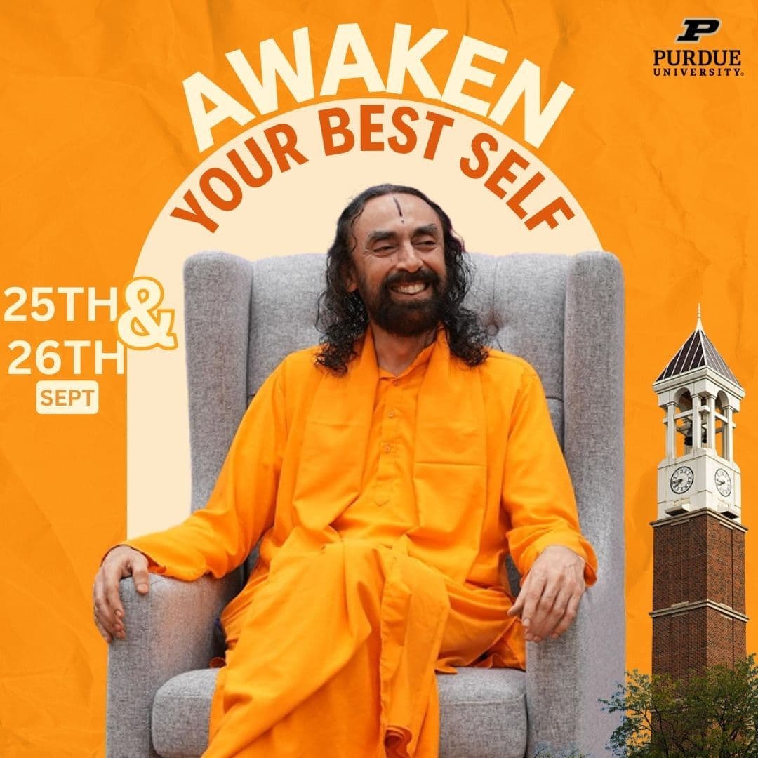 Swamiji at Purdue University