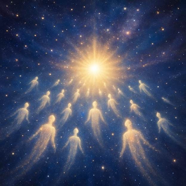 A group of people in space

AI-generated content may be incorrect.