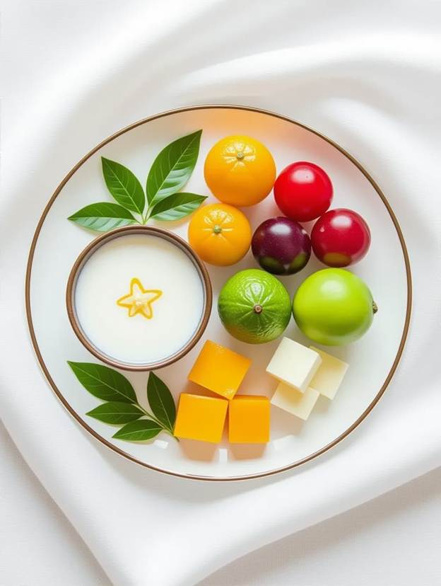 A plate of fruit and yogurt

AI-generated content may be incorrect.