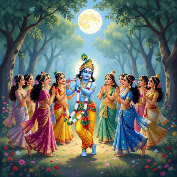 A group of women dancing in the forest
AI-generated content may be incorrect.