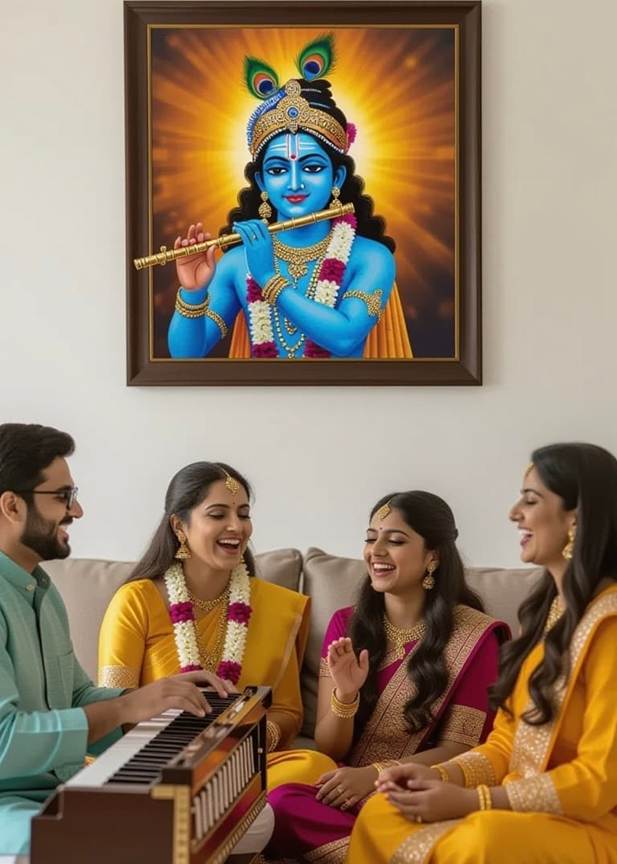 A group of people sitting on a couch playing a musical instrument

AI-generated content may be incorrect.