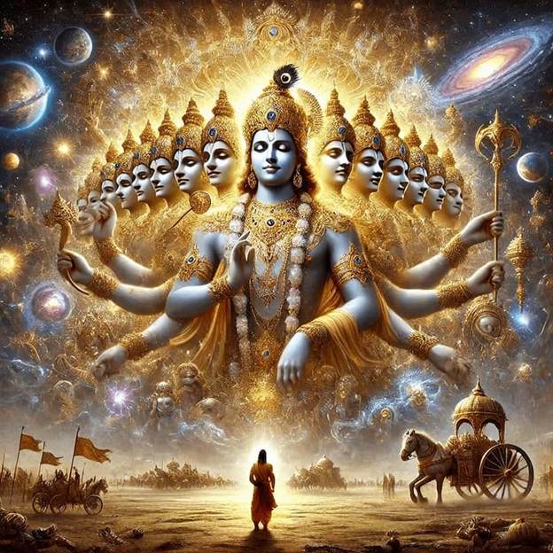 A painting of a group of people with many arms

AI-generated content may be incorrect.