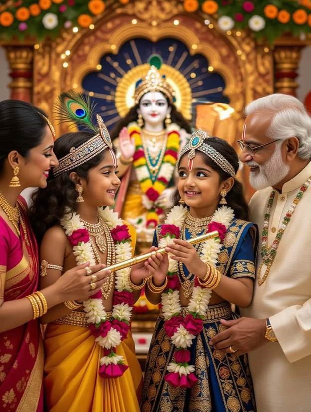 A group of people in traditional attire

AI-generated content may be incorrect.