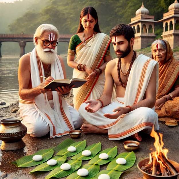 A group of people sitting on the ground by a river
AI-generated content may be incorrect.