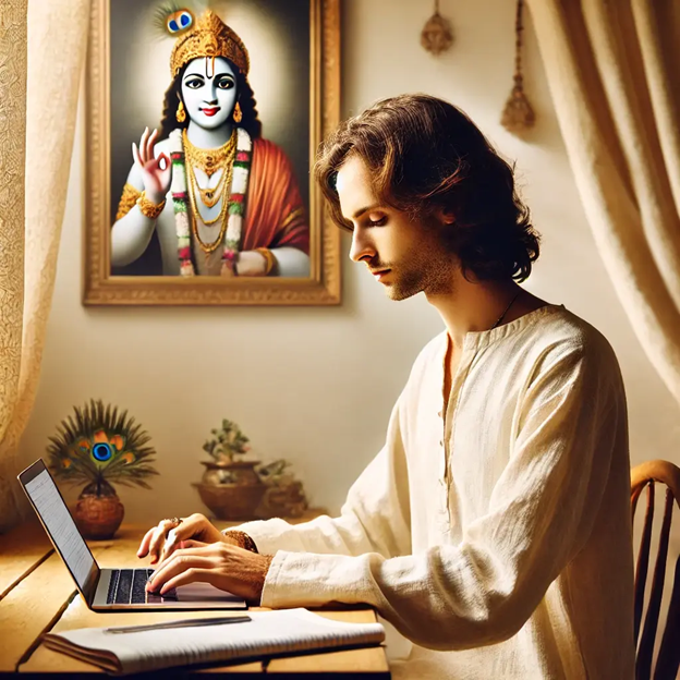 A person sitting at a table using a computer

AI-generated content may be incorrect.