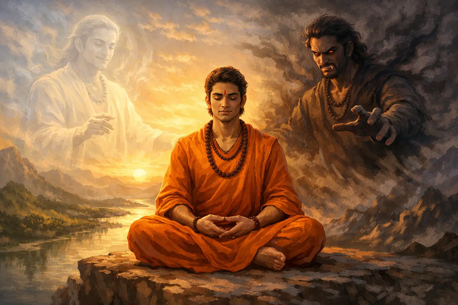 “Within the same mind lives the friend who lifts you—and the enemy who binds you. Choose whom you empower