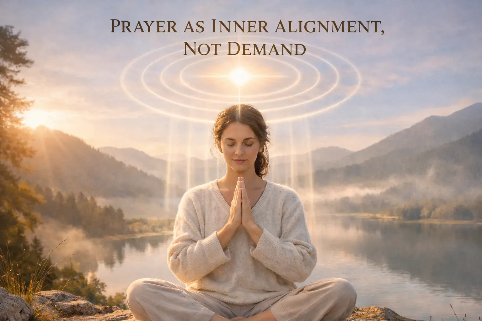 Prayer becomes powerful when it shifts from wanting to aligning, from asking to listening