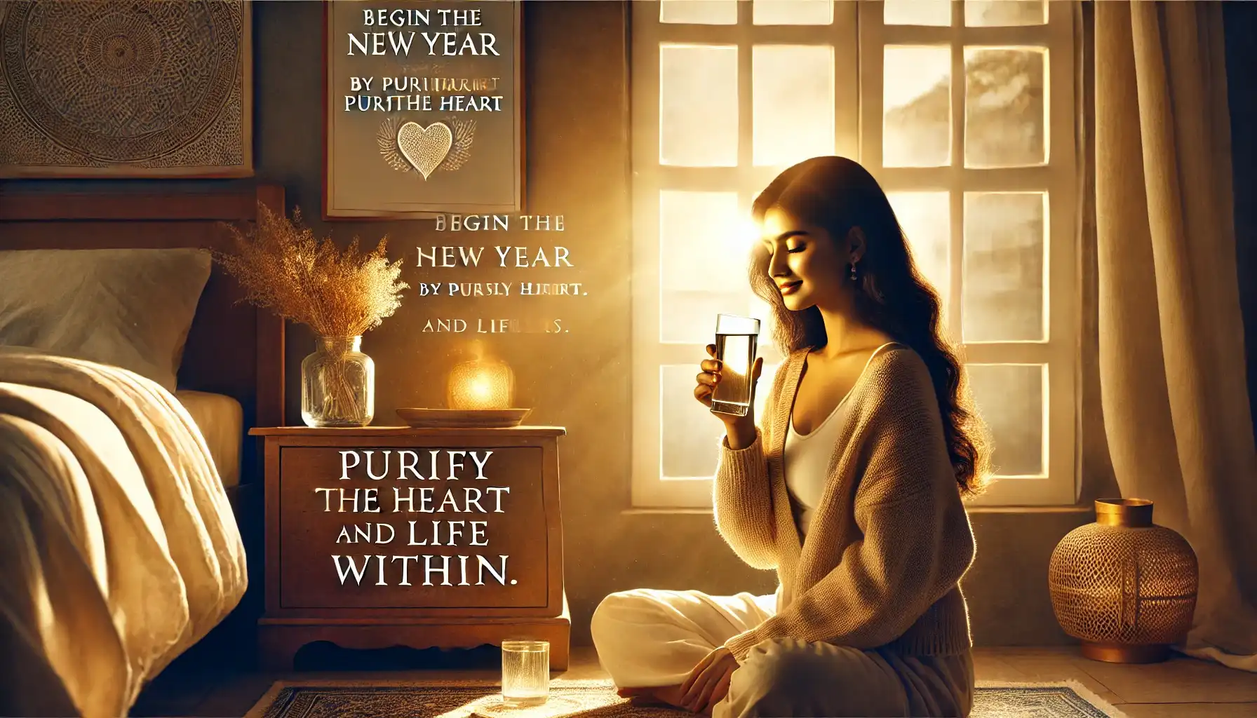 In silence, the heart awakens. In purity, the New Year begins.