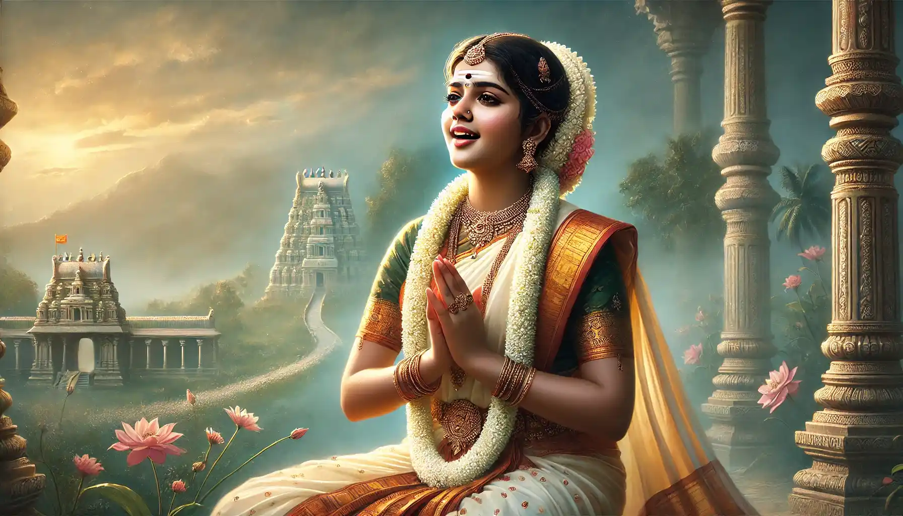 For many devotees, chanting Tiruppavai, composed by Andal, is essential.