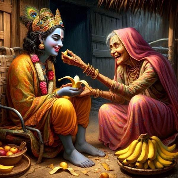 A painting of a person feeding a person a banana
AI-generated content may be incorrect.