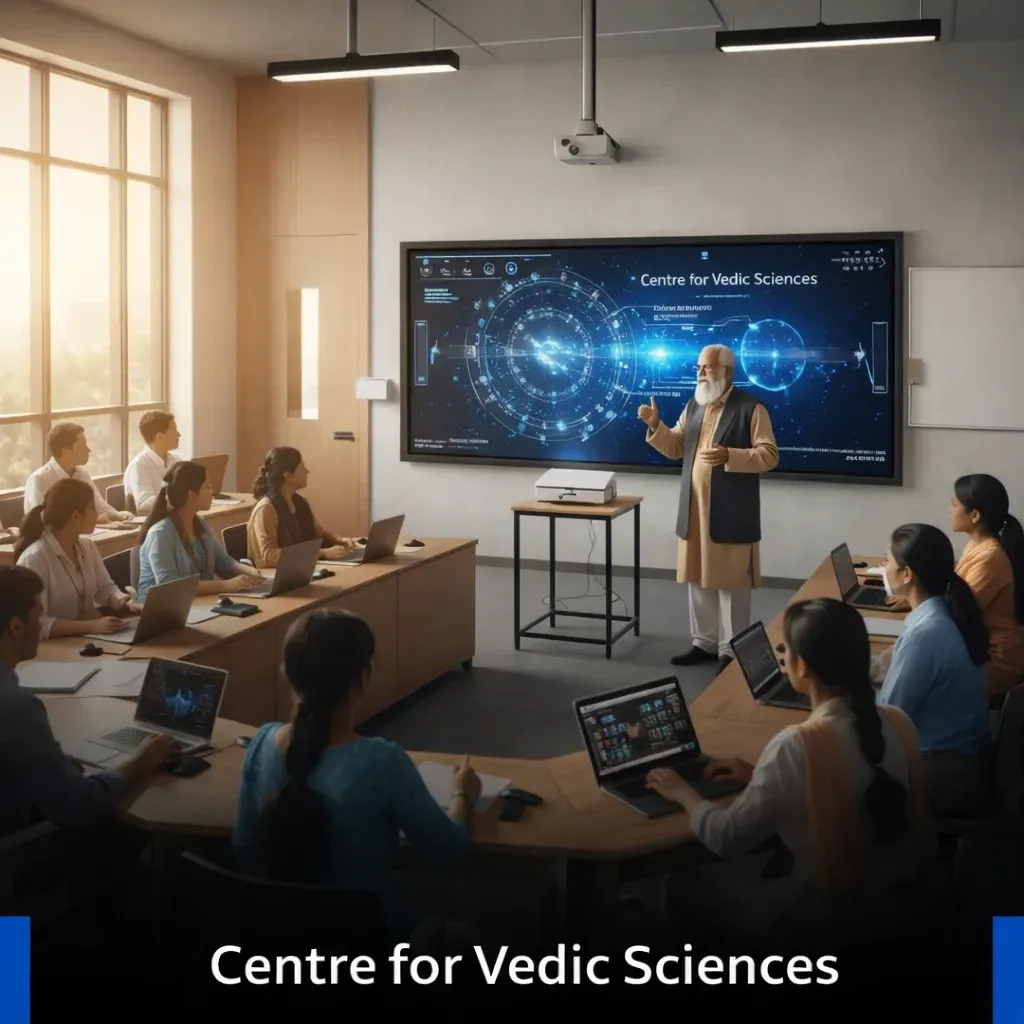 Blending Vedic wisdom with modern technology at the Centre for Vedic Sciences.