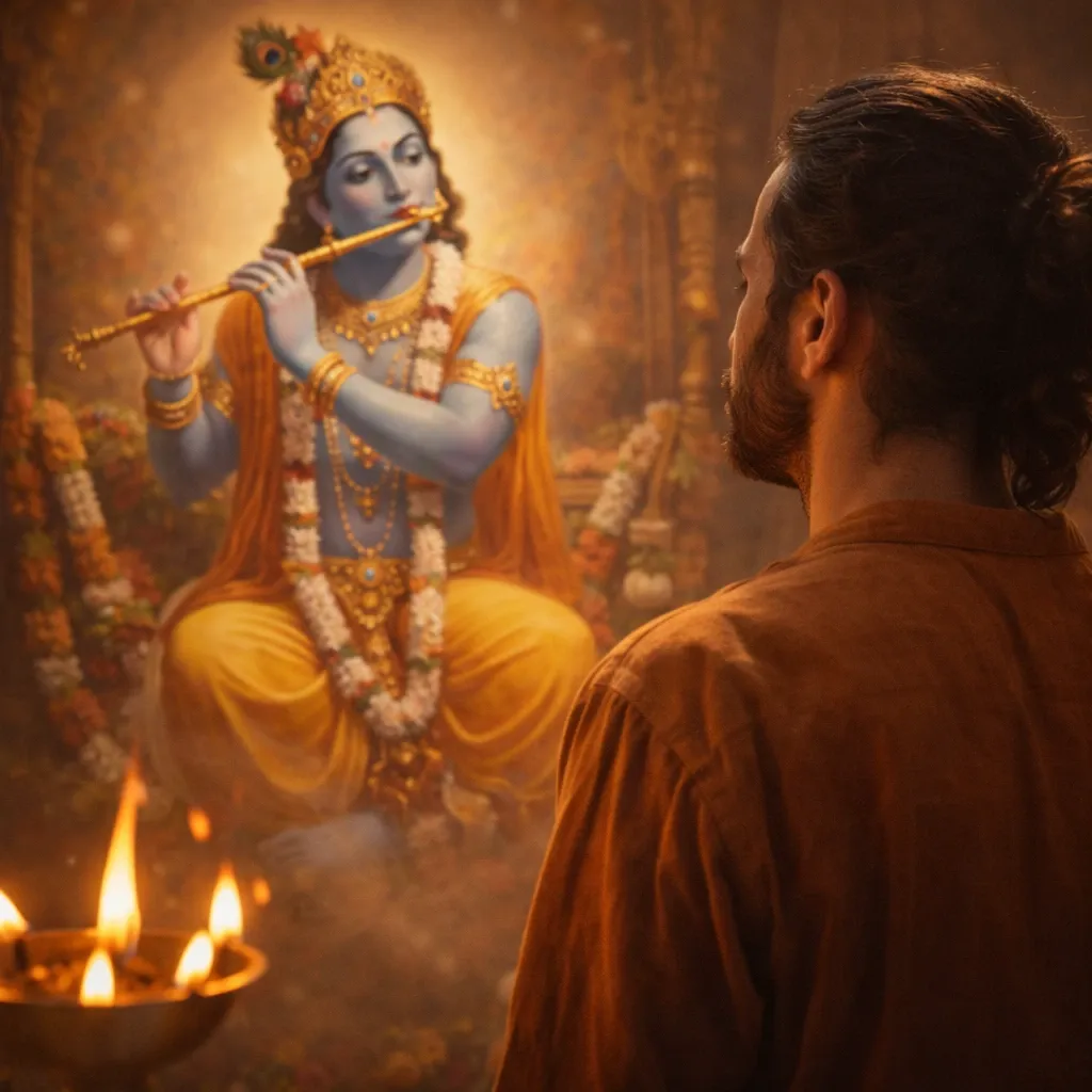 In the sacred stillness of Roop Dhyān, when the mind becomes absorbed in the divine form, devotion deepens beyond words. Tears no longer reflect sorrow but surrender