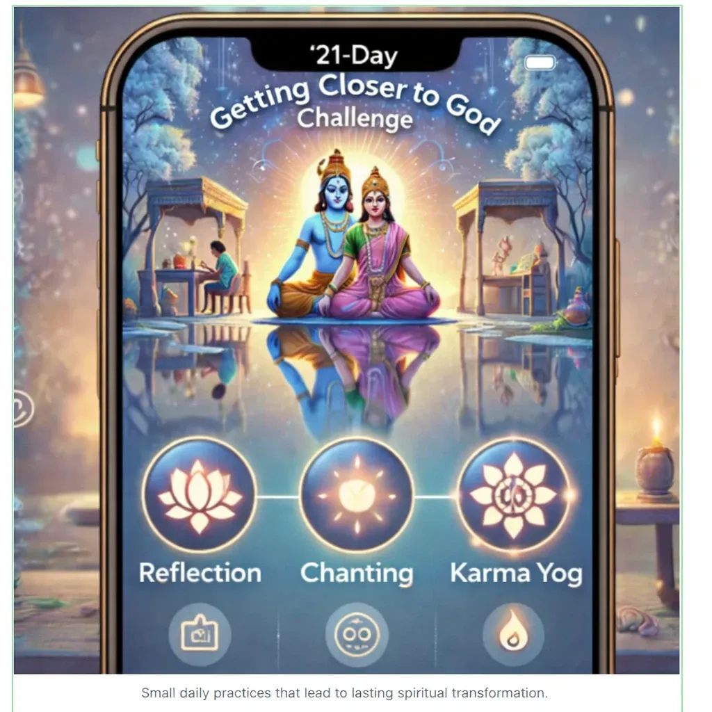 Small daily practices that lead to lasting spiritual transformation.