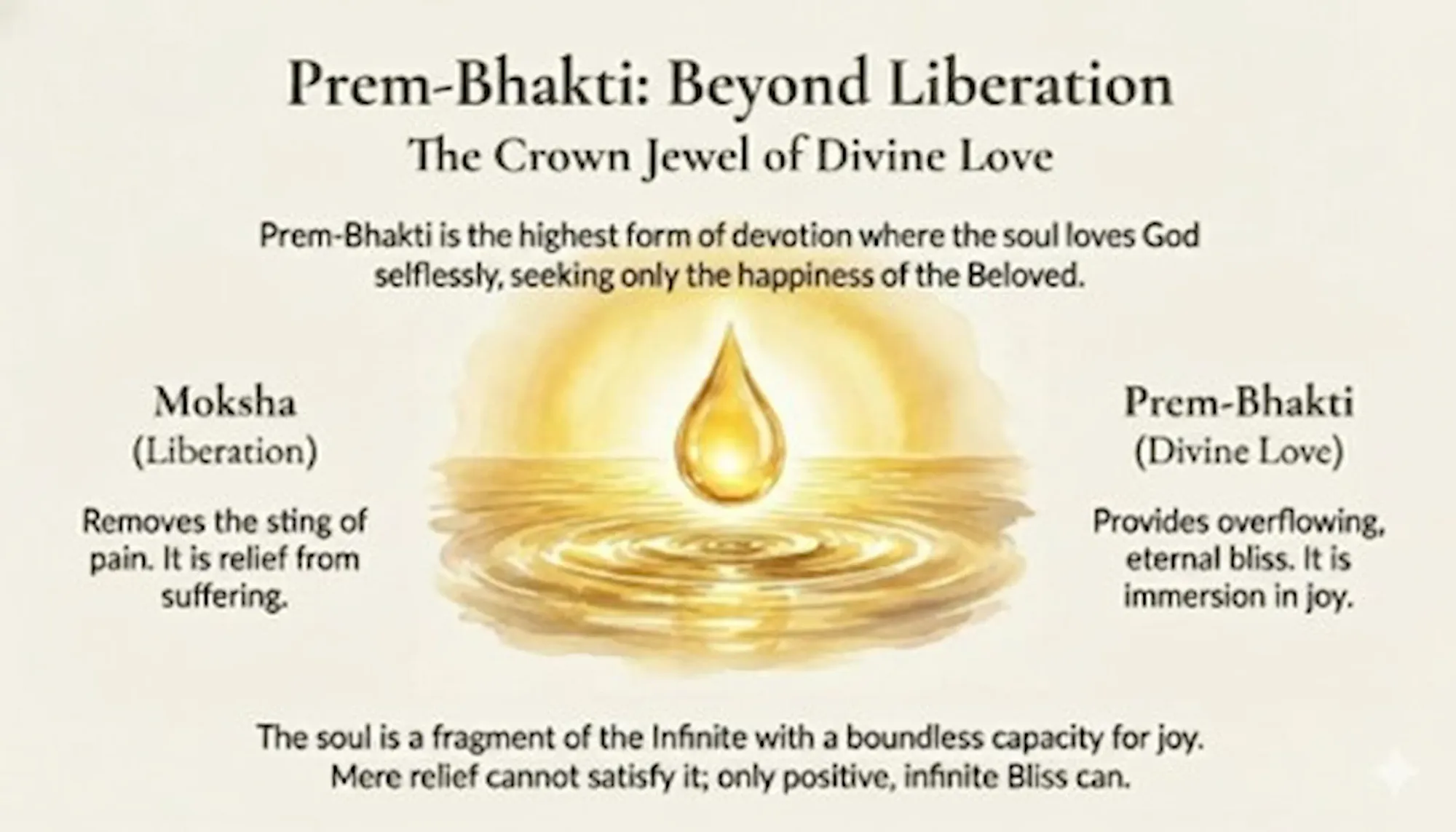 Prem-Bhakti [Divine Love]: The Crown Jewel 
