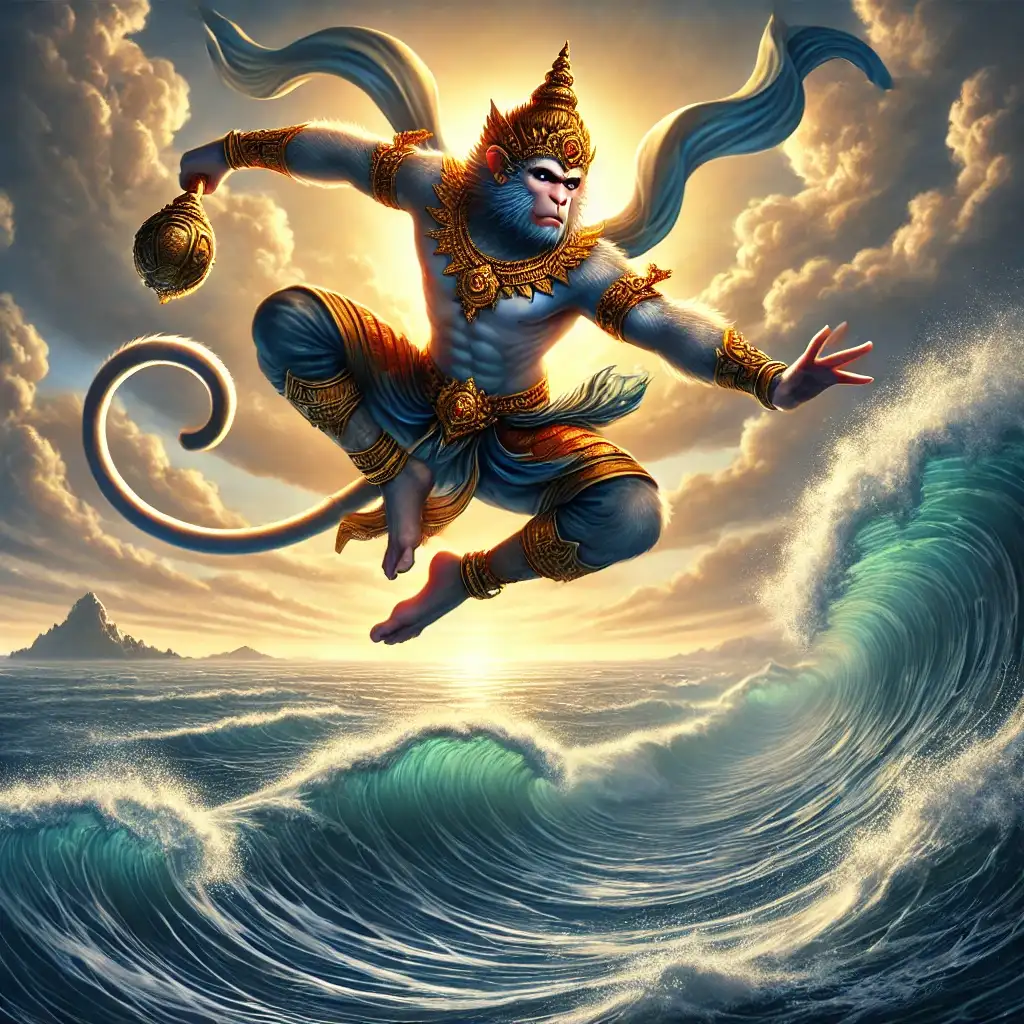 The Hanuman Chalisa encapsulates His feats, courage and devotion