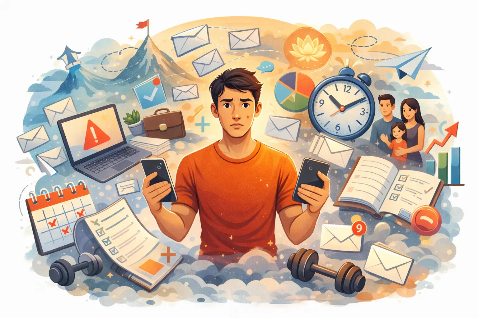 Multiple demands jostle for space in our schedules