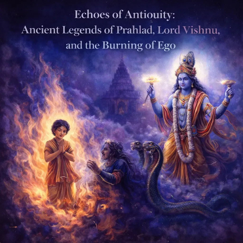 The legend of Prahlad reminds us that unwavering devotion burns away ego, while divine grace protects the faithful through every trial.