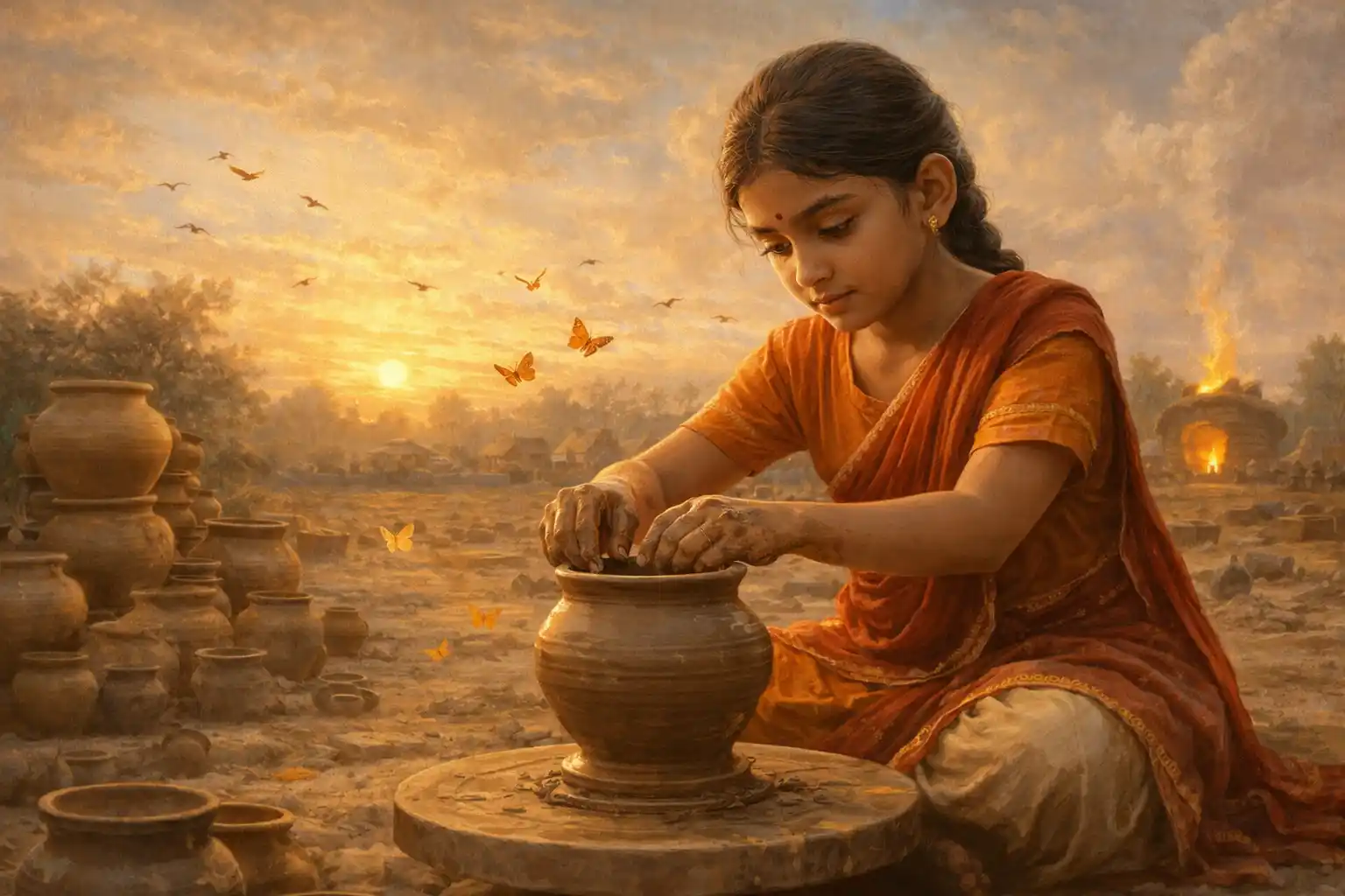 She gives her best to the effort, leaving the results gently in the hands of the divine.