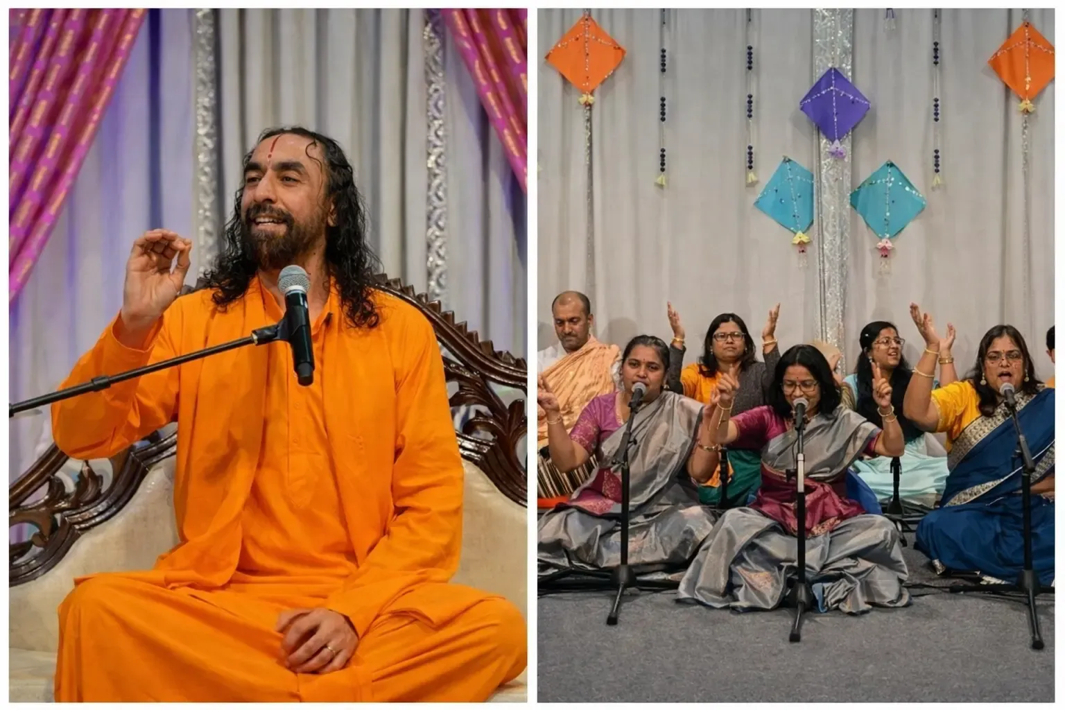 “Voices unite, hearts awaken—devotion flows where the Lord’s name is sung.”