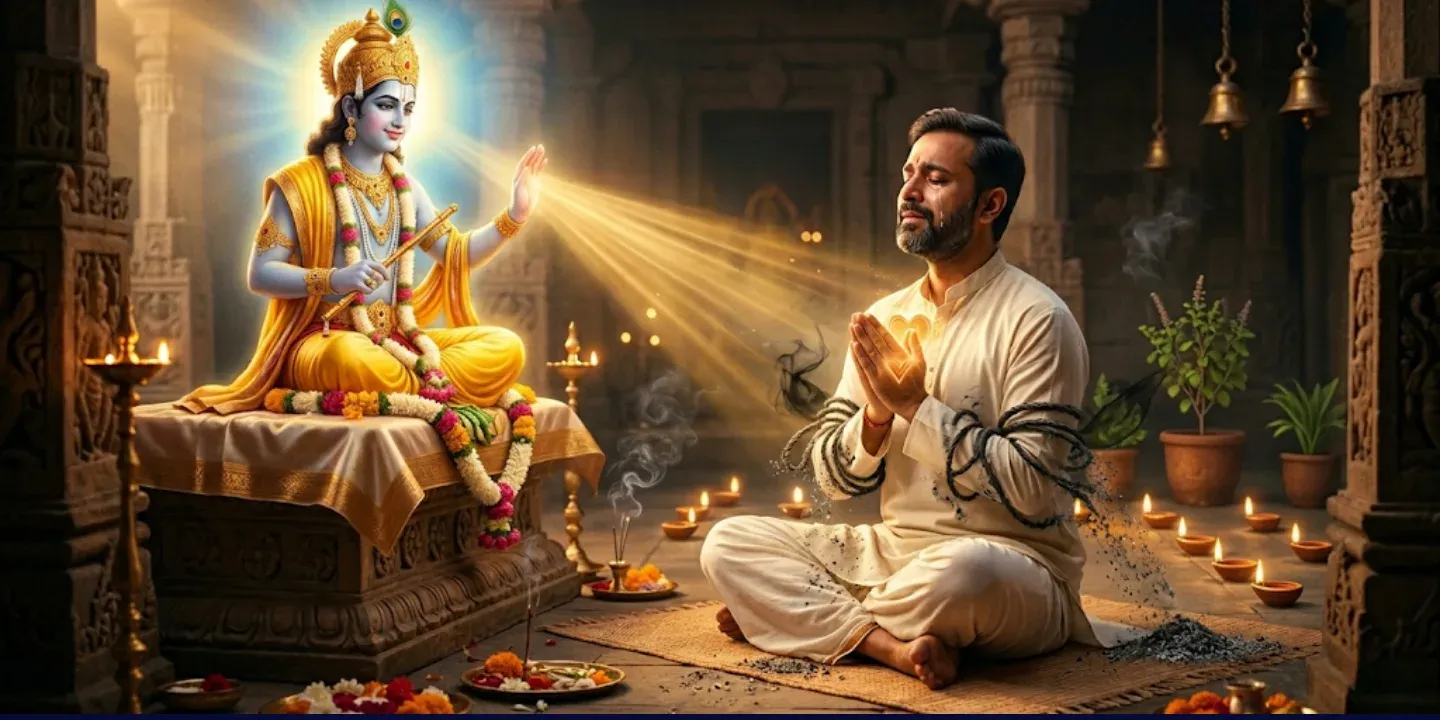 A devotee in stage of absolute surrender of ego and doership.