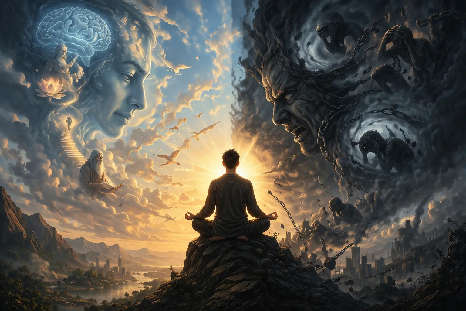 An untrained mind versus a disciplined mind