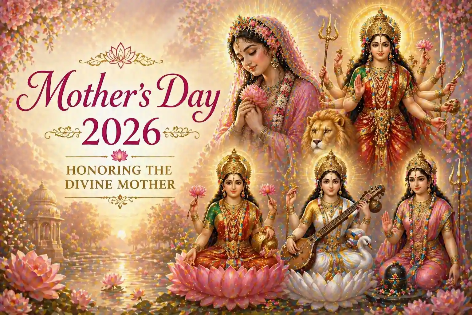 You can honour the Divine Mother in any one of many beloved forms