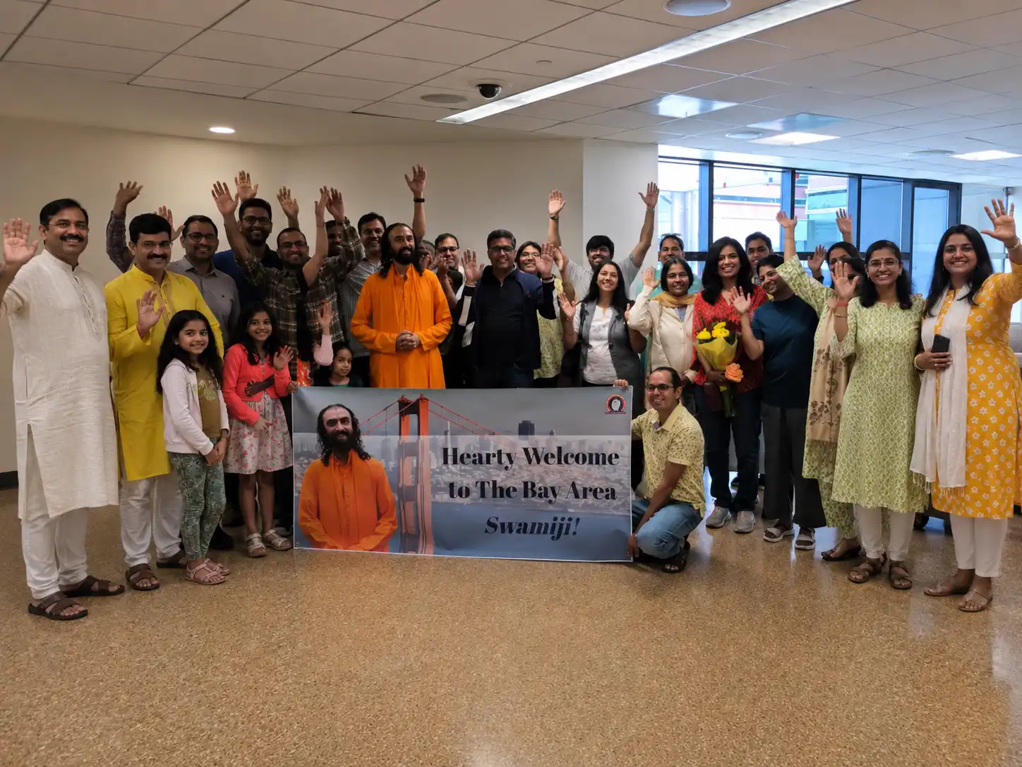 Airport Welcome: A Joyous Beginning