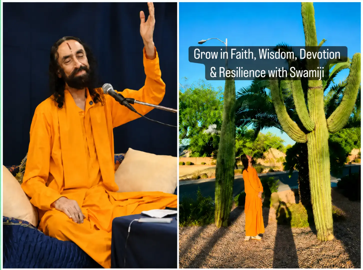 Swami Mukundananda shares wisdom on faith, devotion, and resilience during the Phoenix Life Transformation Program.