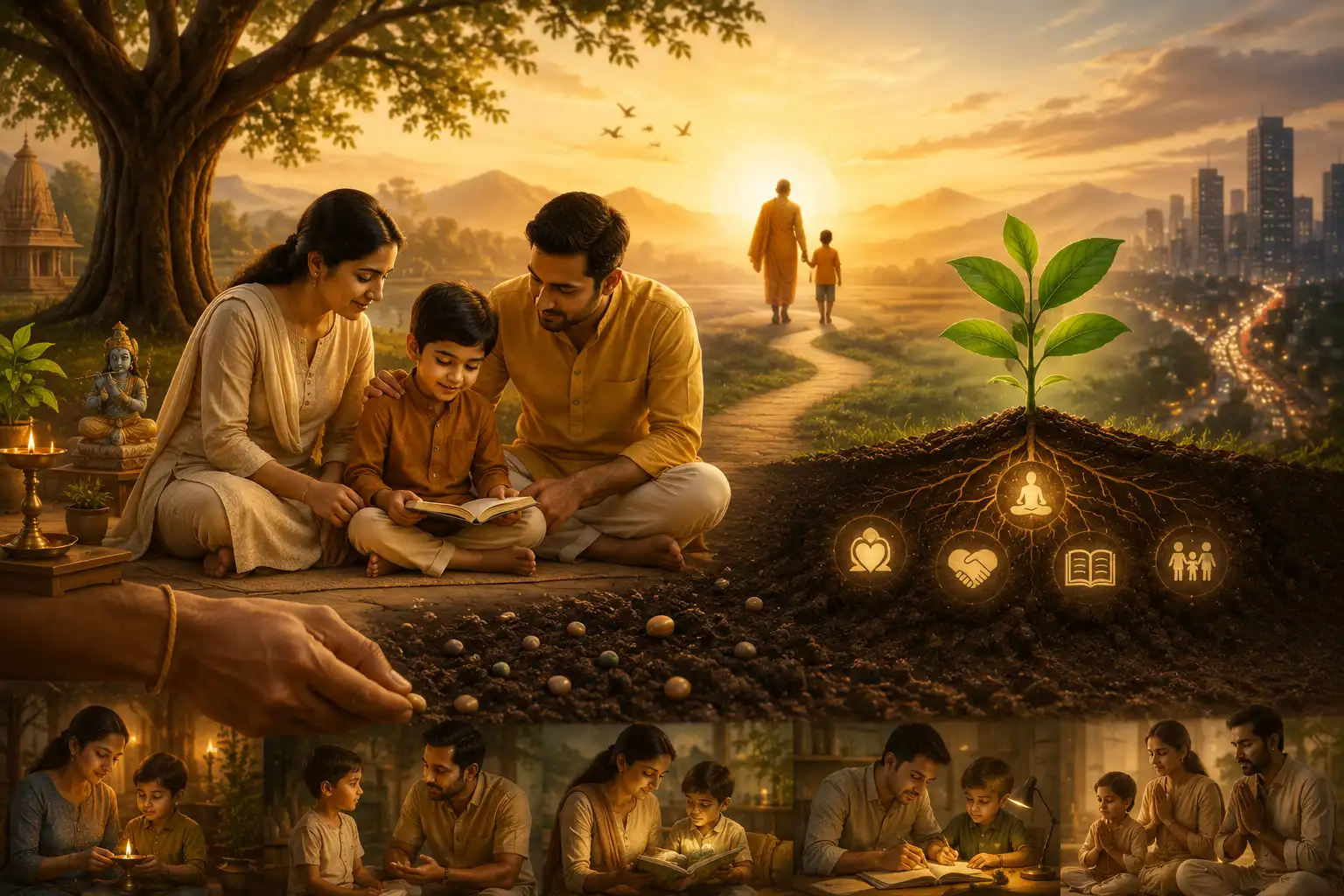 Our scriptures advise that one should not assume the role of a parent unless one is prepared to guide the child toward liberation from material entanglement.