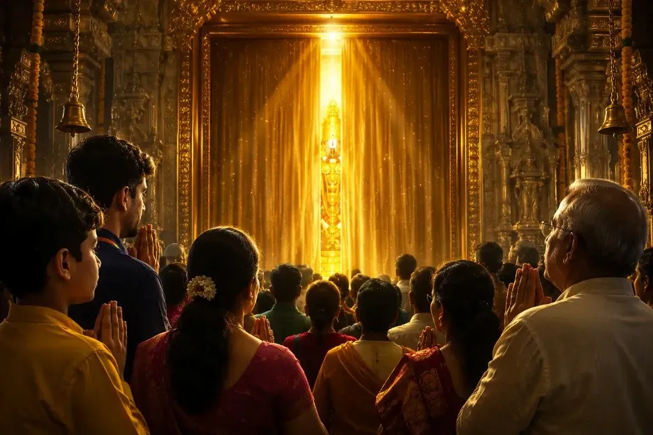 The first darshan may last only a few moments, yet its memory will remain for years to come