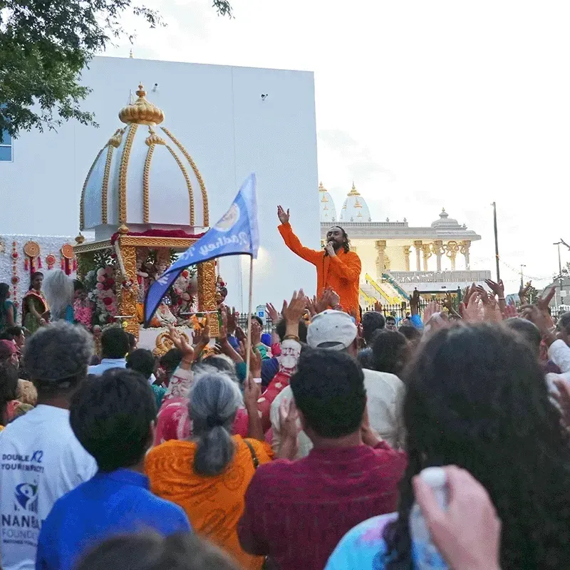 Family bonding within a joyful and spiritually uplifting environment