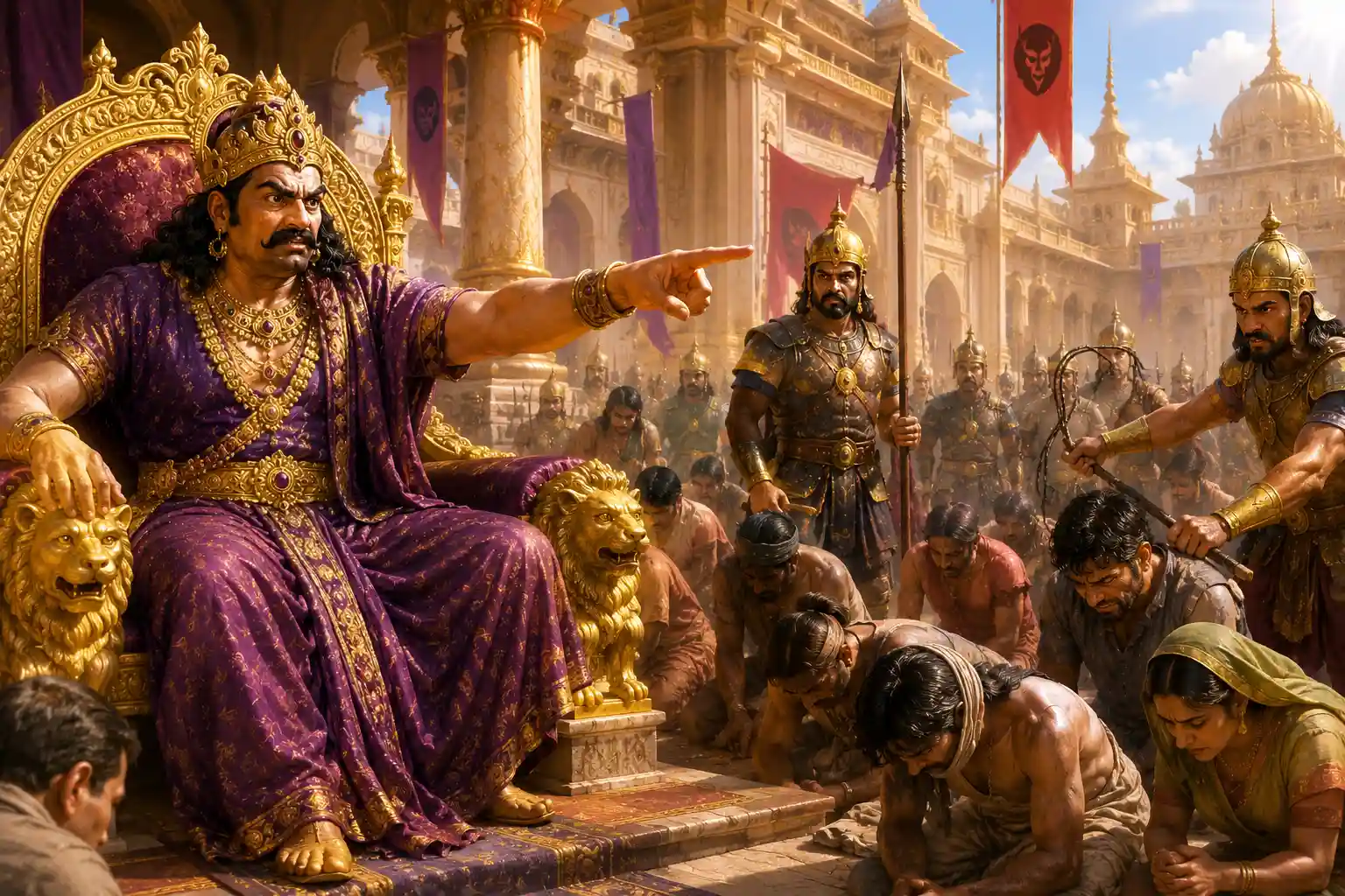 Kansa rules his kingdom with oppression