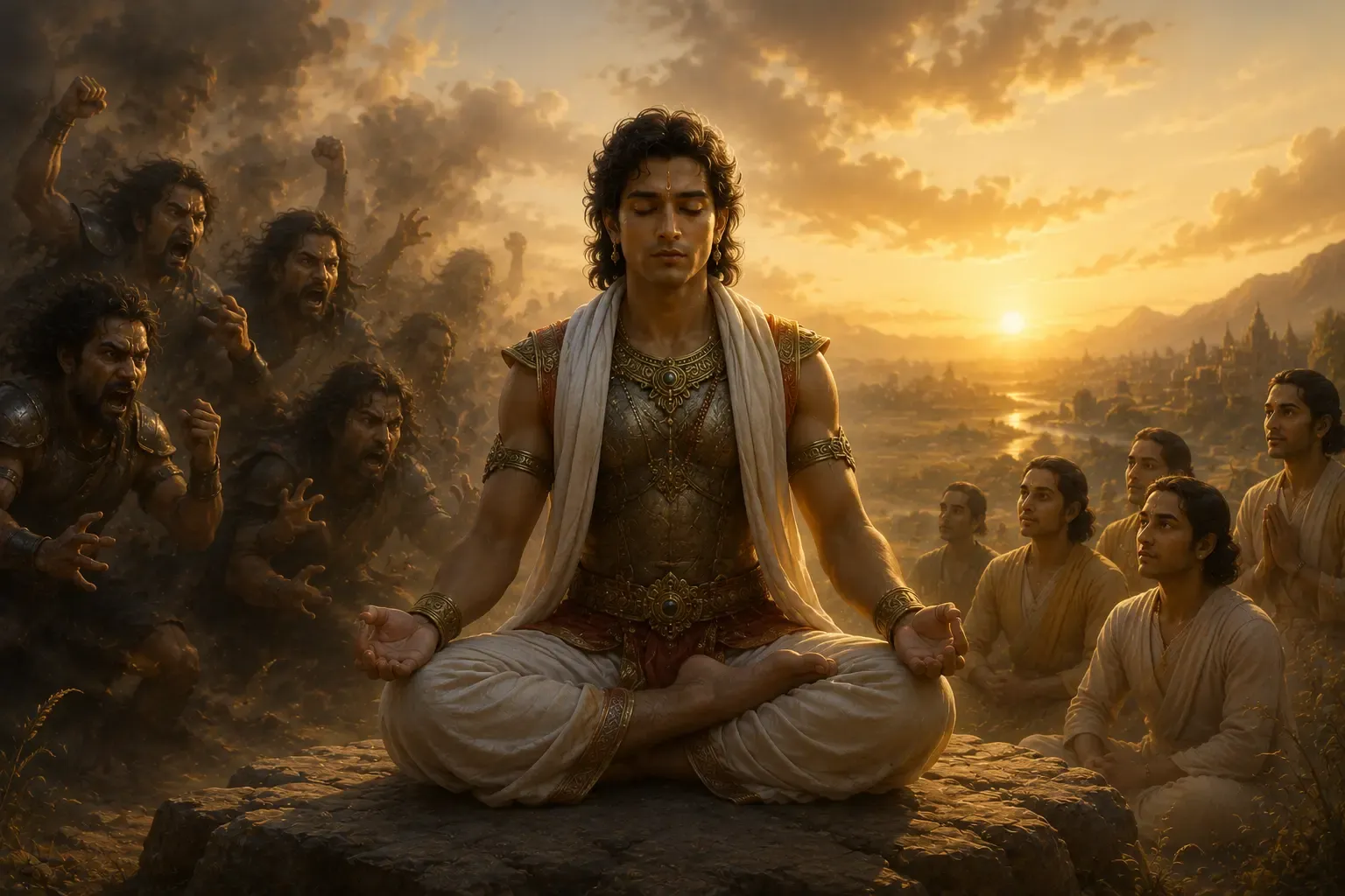 Arjun learns the importance of managing ones mind