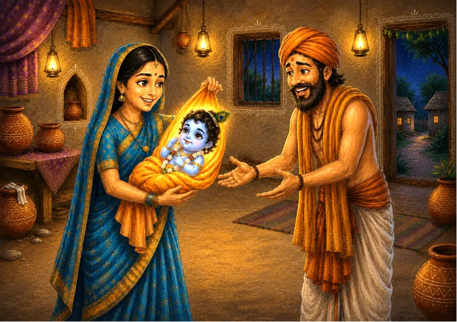 Nand Baba’s heart overflows with love as Yashoda reveals her little lala’s face