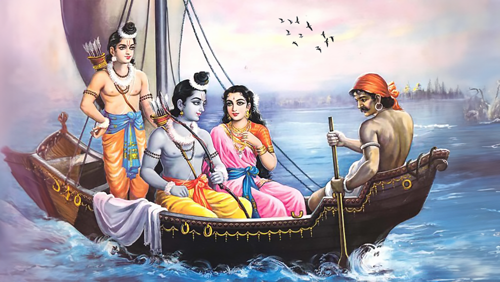 Kevat Ram Boat Ride Ramayana Story A True Devotee Enslaves God