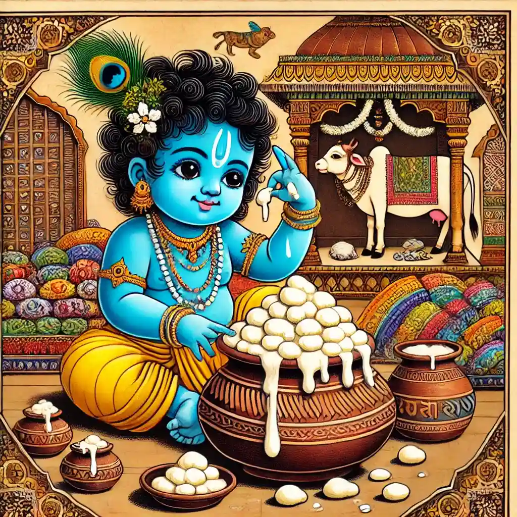 Why Did Shree Krishna Steal Butter in Vrindavan?