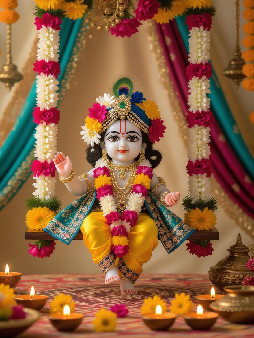Janmashtami at Home: Decorating, Fasting, and Divine Vibes
