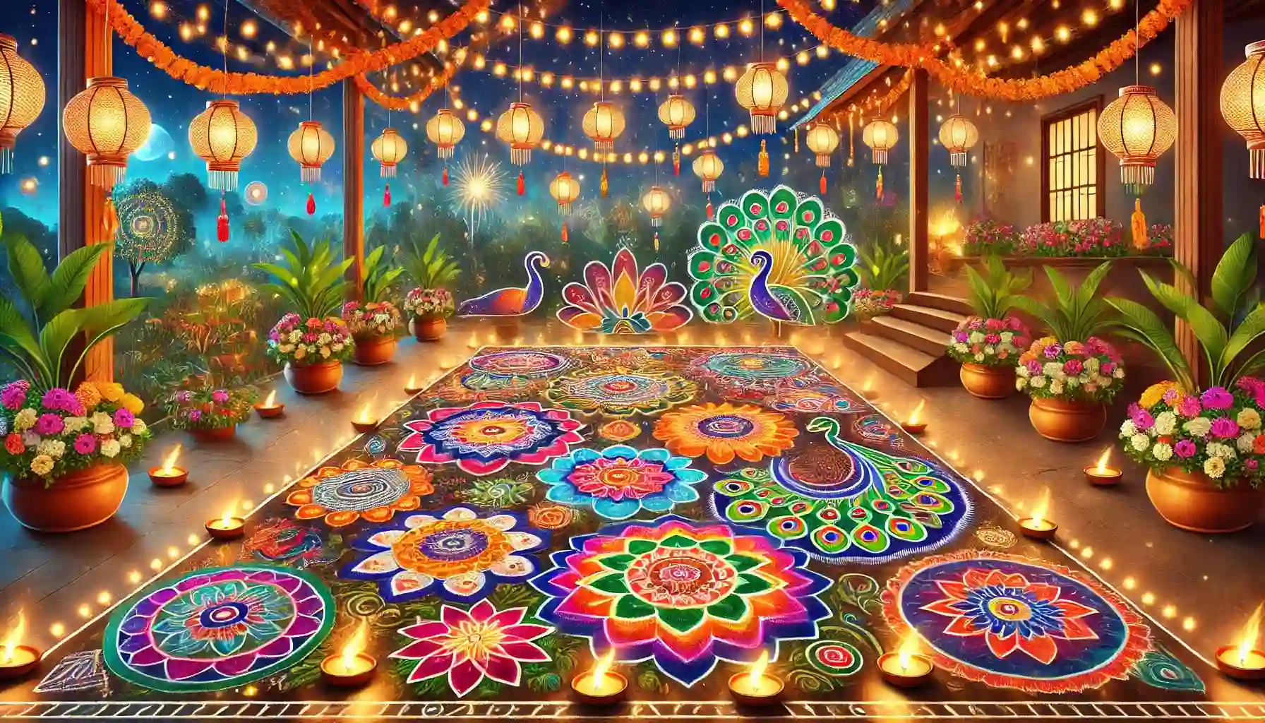 10 Stunning Rangoli Designs for Diwali 2025 – A Blend of Tradition, Art, and DIY