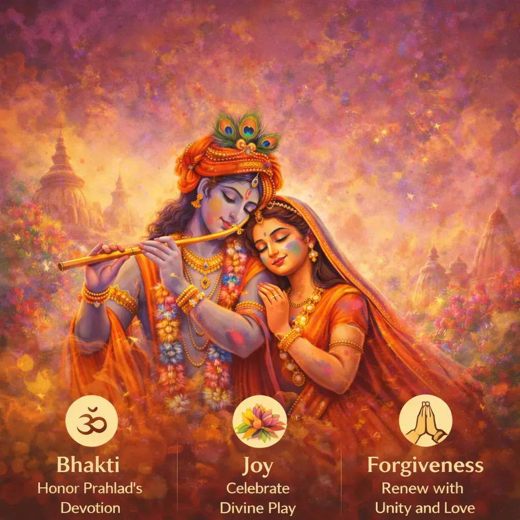 Beyond the colors to the triumph of Bhakti