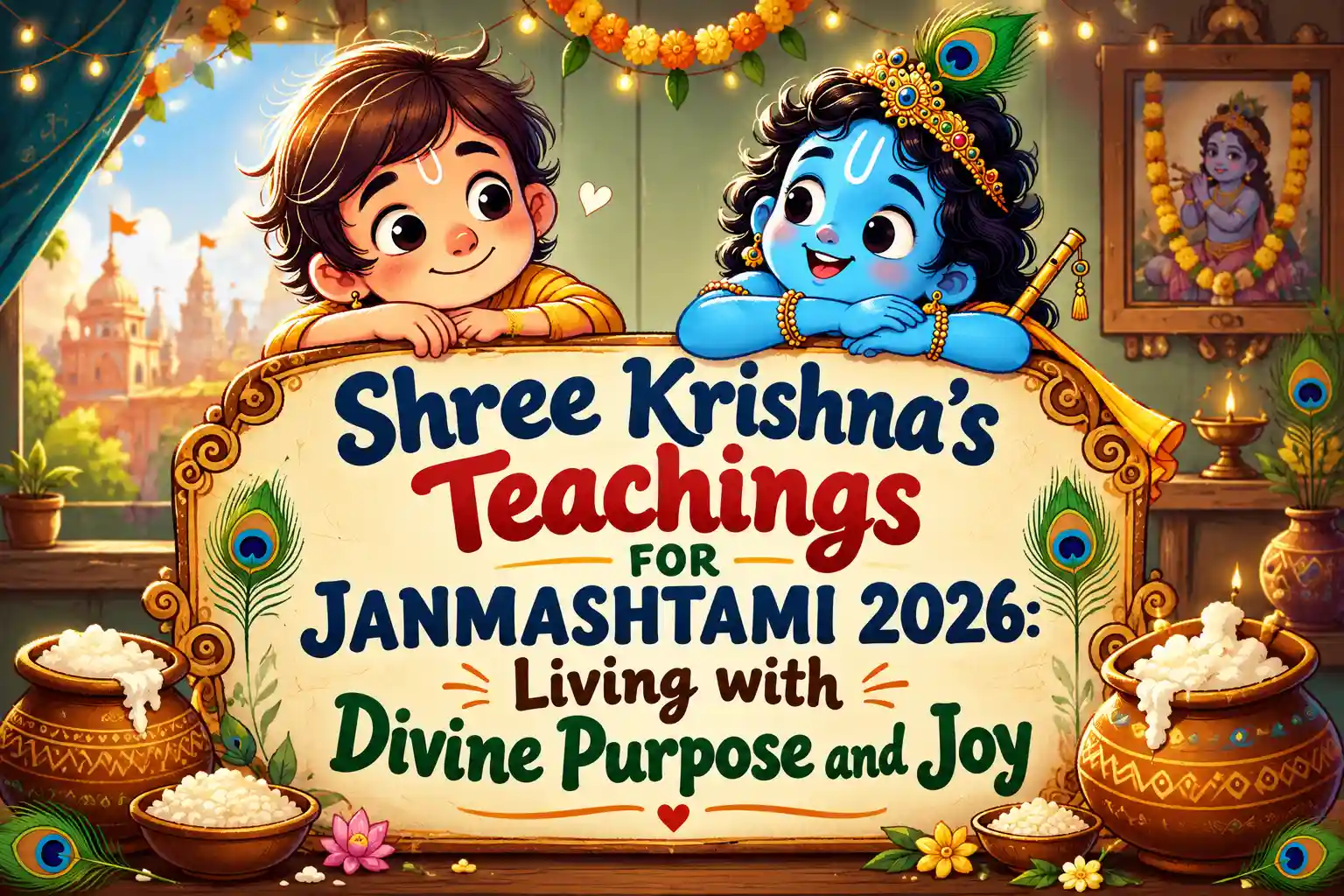 Shree Krishna’s Teachings for Janmashtami 2026: Living with Divine Purpose and Joy