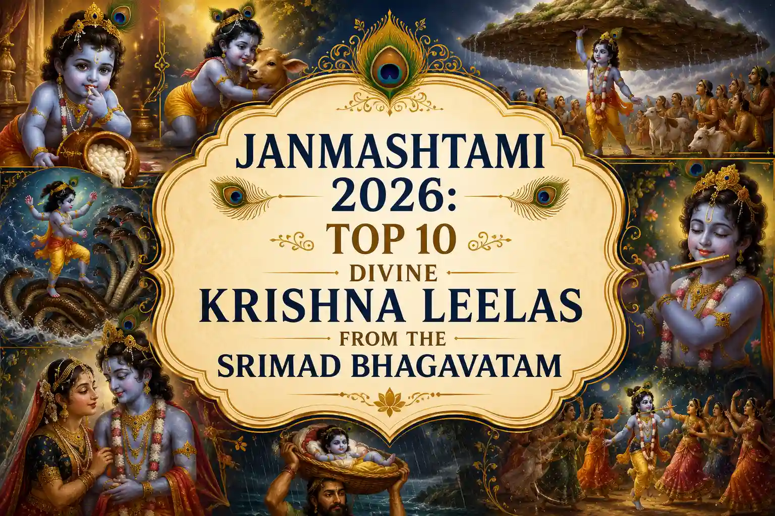 Janmashtami 2026: Top 10 Divine Krishna Leelas from the Srimad Bhagavatam