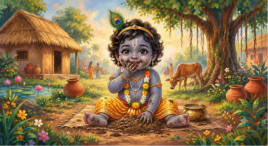 The Shreemad Bhagavatam | Episode 31: Krishna's Mud Eating Leela