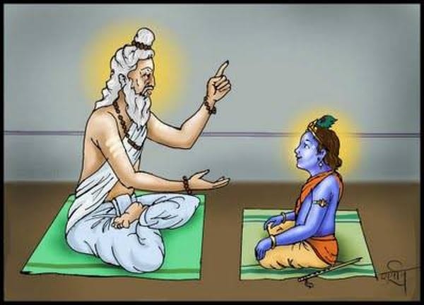 Kanaiya gets gyan from Guru!