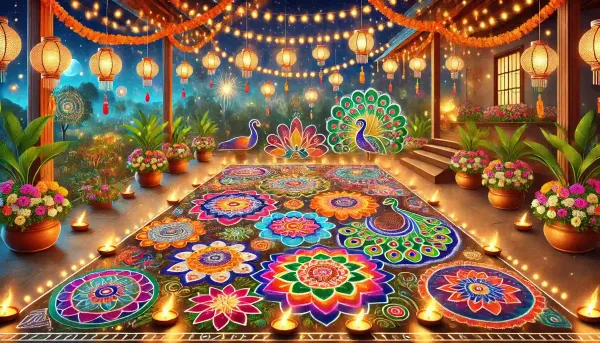 10 Stunning Rangoli Designs for Diwali 2025 – A Blend of Tradition, Art, and DIY