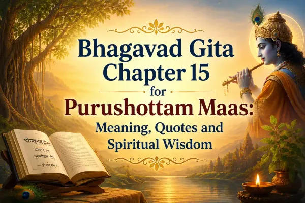 Bhagavad Gita Chapter 15 for Purushottam Maas: Meaning, Quotes and Spiritual Wisdom