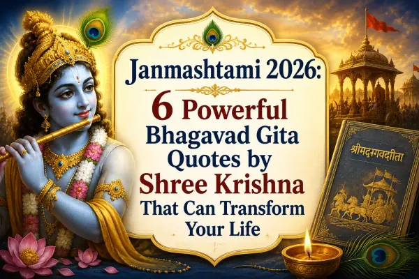 Janmashtami 2026: 6 Powerful Bhagavad Gita Quotes by Shree Krishna That Can Transform Your Life