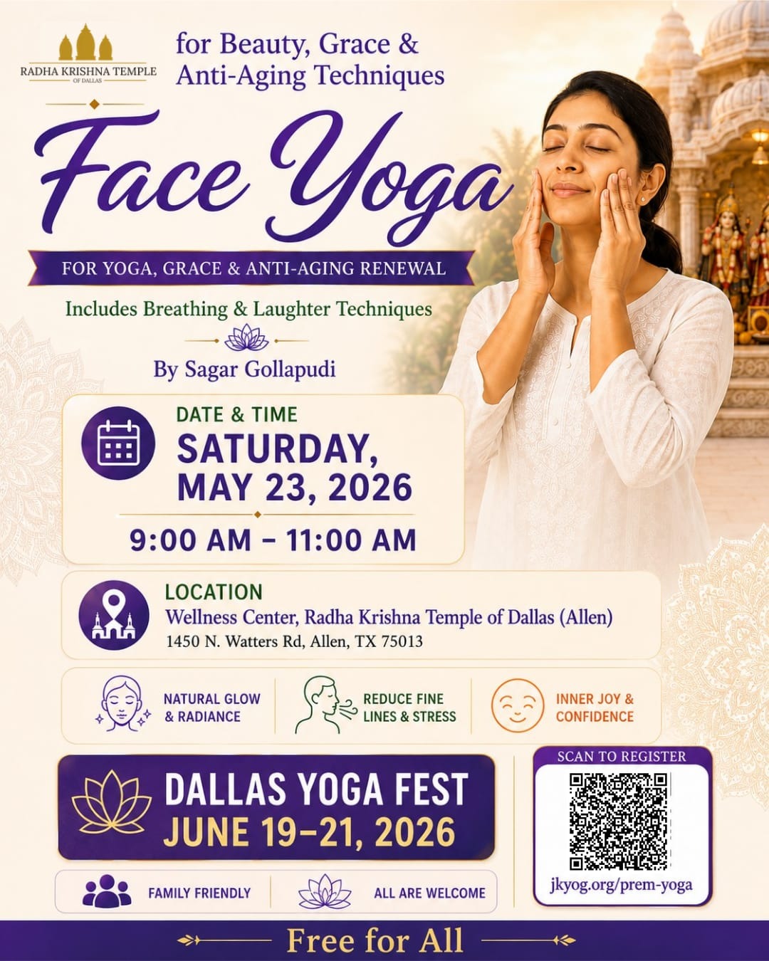 Face Yoga for Beauty, Grace & Anti-Aging Techniques